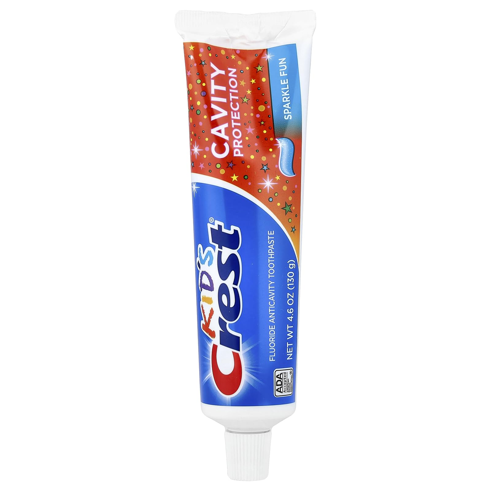 Crest Kid's Crest, Fluoride Anticavity Toothpaste, Sparkle Fun Flavor, 4.6 Ounce Tubes (Pack of 4)