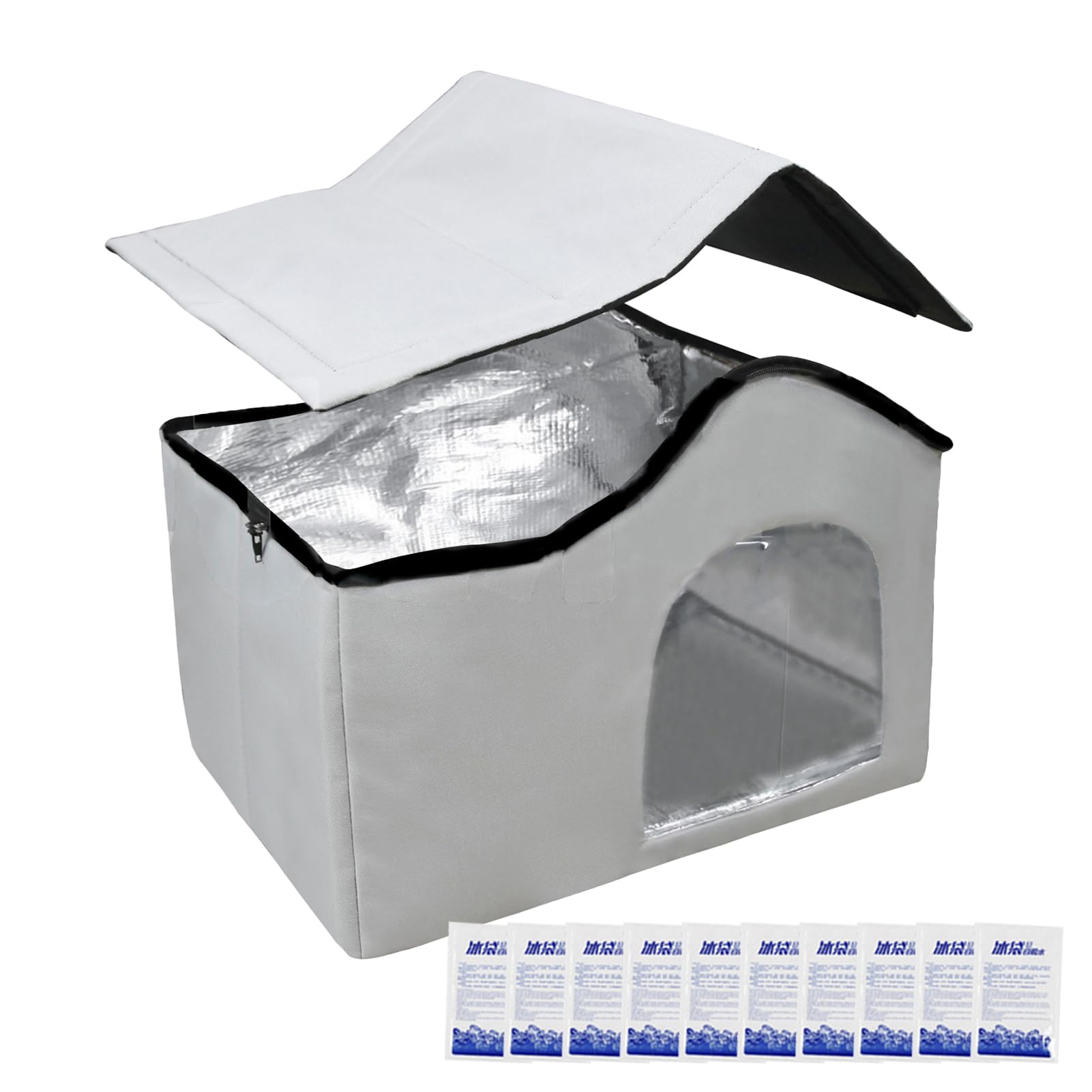 Maison pour chat d'extérieur pliable pour la plage et le camping