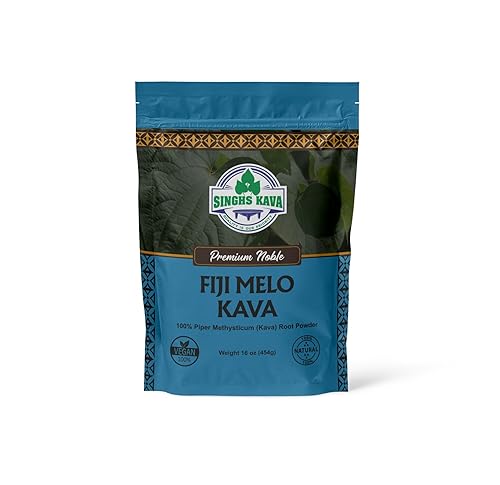 SINGHS Polvo de raíz de kava de Fiji noble de calidad premium (WAKA) (16 onzas (paquete de 1))