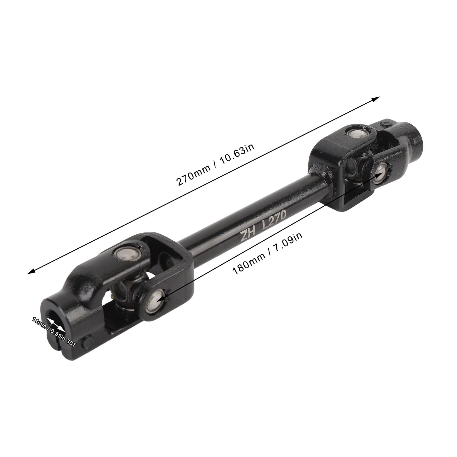 Eje de Dirección, Eje de Dirección 30T 270 Mm para Go Kart para Quad Bike