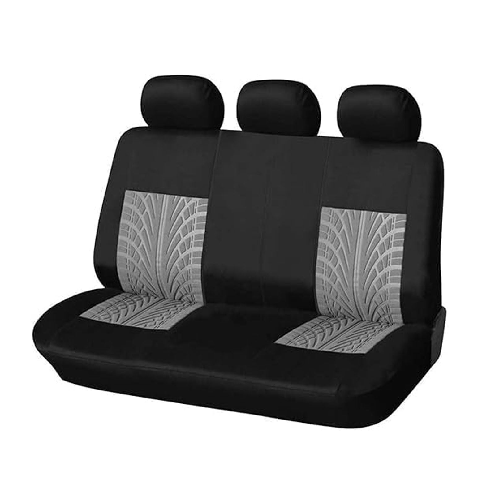 Housses Sièges Voiture HYGGLY 9 Pièces Pour BMW 1 Series E87 5 Portes 2004-2010 - Cuir Gris