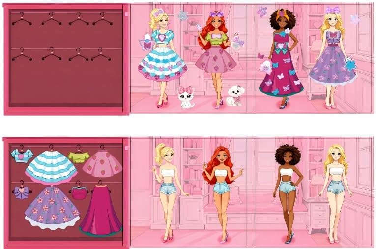 Magnetic Dress-Up Dolls