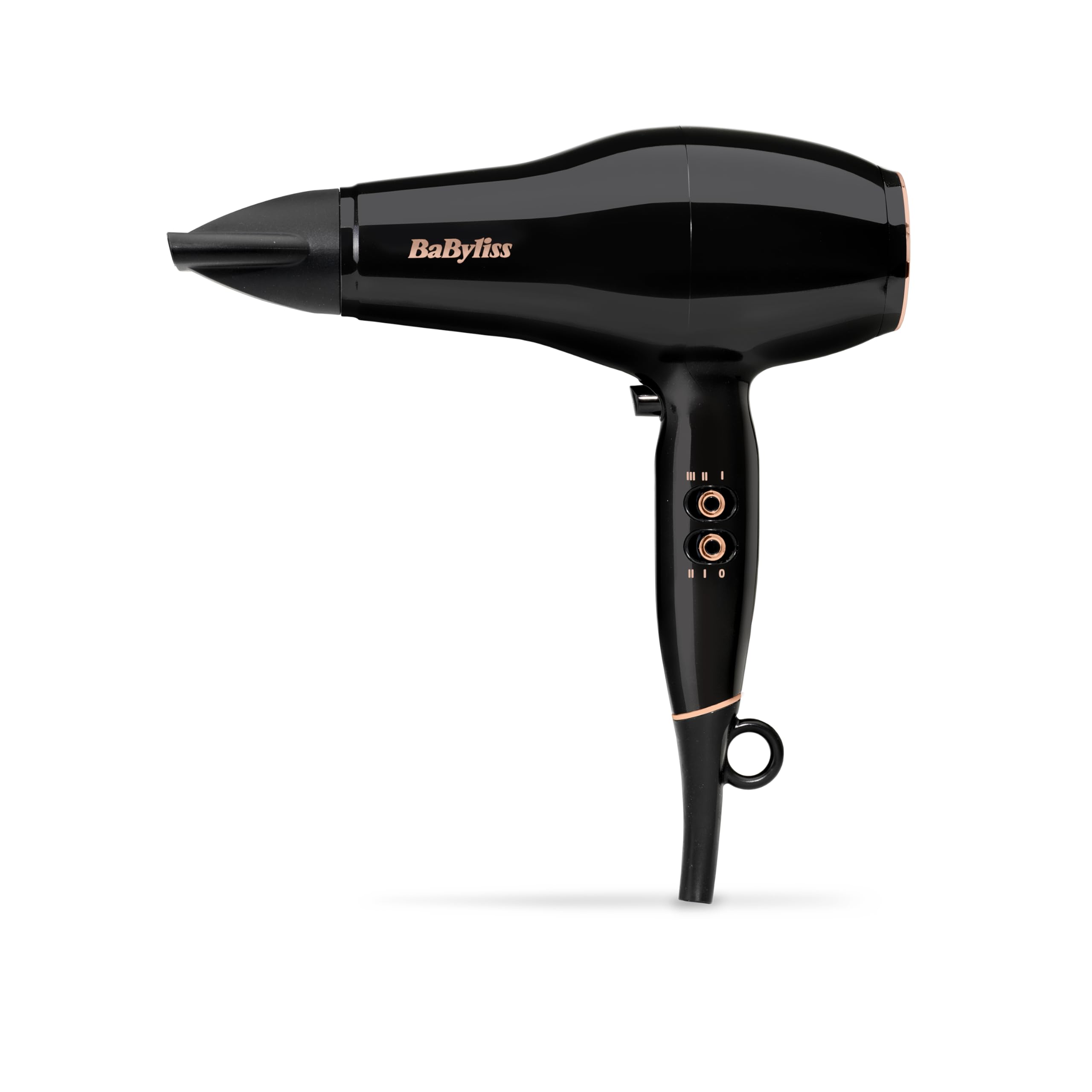 BaByliss D5245E Secador de pelo Power Pro 2300, motor AC, secado rápido, tecnología iónica antiencrespamiento, ligero, EU