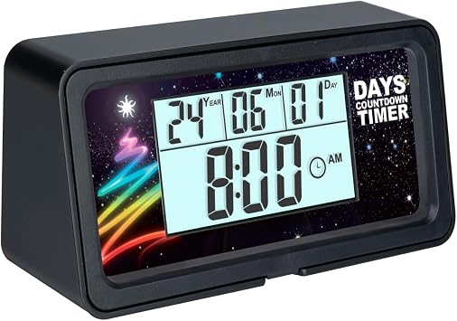 Runleader Digital 9999 Days Countdown Clock,Backlight Display,Start/Stop Button for Childrens Day Christmas Day New Year Birthday Retirement Daily Life etc.
