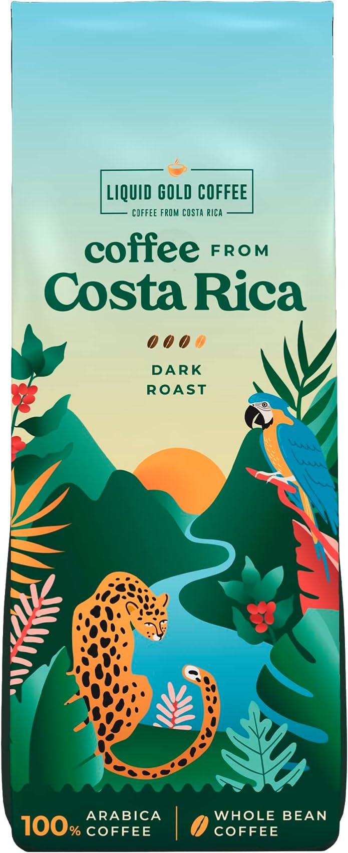 Amazon.com : Coffee from Costa Rica - 12 Ounce, 340 Grams - Dark Roast ...
