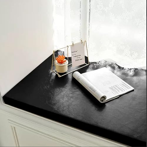 Miniatura 2 de BOMATY Cojín para interiores y exteriores, cojines de banco de piano de piel sintética con lazos, almohadilla antideslizante para asiento de