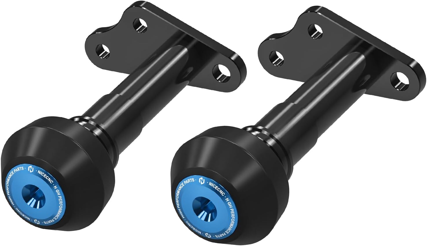 NICECNC Blue Aluminum Frame Sliders Frame Guards Compatible with Suzuki DRZ400S DRZ400SM 2000 2001 2002 2003 2004 2005 2006 2007-2020 2021 2022 2023 2024 See Fitment