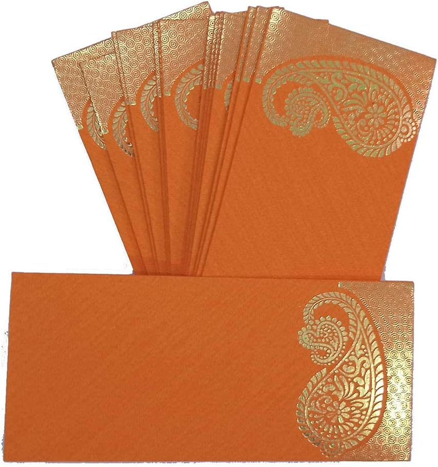 GNE Paper Multi-Color Rectangle Shape Sagan Gift Envelopes for Weddings, Birthdays, Baby Shower, Anniversary (100)