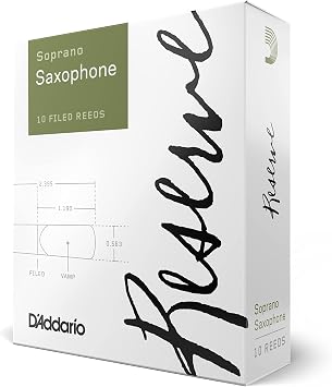 DAddario Reserve Soprano Saxophone Reeds, Strength 4.5, 10-Pack
