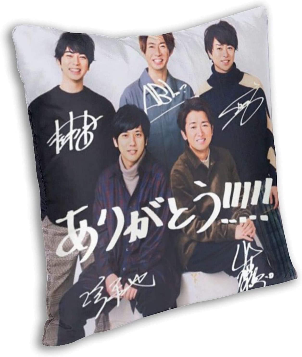 Amazon Co Jp 嵐 Arashi 壁紙 クッションカバーかわいい 枕ケース 装飾クッション 抱き枕カバー 背当て インテリア 家庭用 オフィス 車内 ソファー おしゃれ グッズ 雑貨 ホーム キッチン