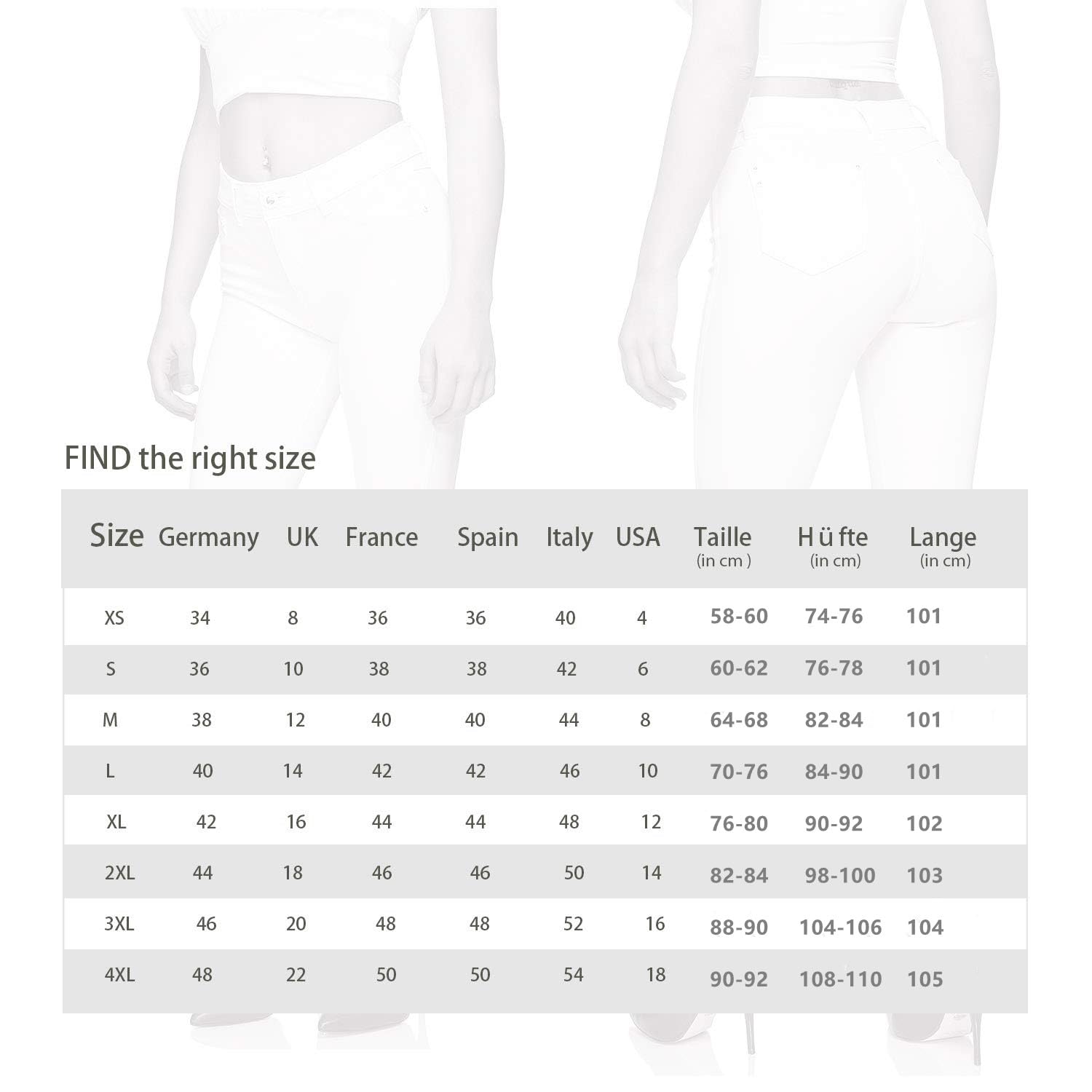 GLAMEXX24 Jeans Donna Vita Alta Skinny Femminile Elasticizzati Slim Fit, Jeans per Primavera, Estate, Autunno, Inverno