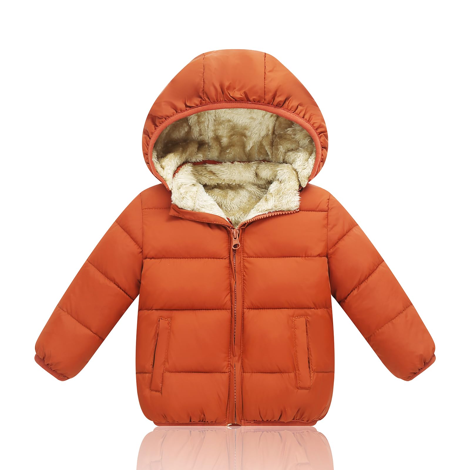 Toddler Winter Jacket Baby Boys Girls Fleece Coats