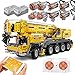 YESHIN Technik Kran Bausteine, Kompatibel mit Mould King 13107, MOC Fernbedienung Auto Bausteine High-Tech APP RC Kran LKW Modell Ziegel Spielzeug Geburtstagsgeschenke