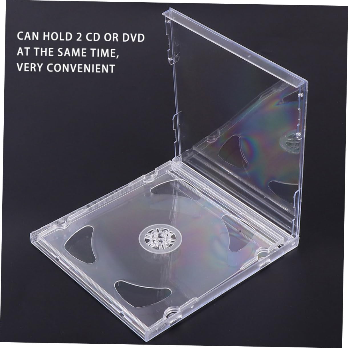 IMIKEYA 25stücke Transparente Cd-hüllen DVD-verpackungen Aufbewahrungsboxen für Medien DIY-hüllen Durchsichtig Praktisch für Zuhause und Unterwegs