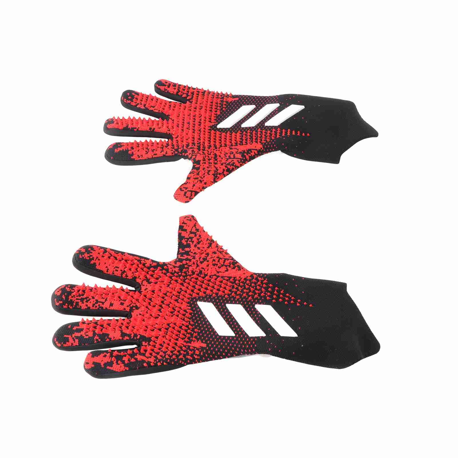 Alomejor Soccer Gloves Anti Skid Latex Safety Gloves for Goalkeeping, Breathable Thicken Goalkeeper for Men and Women Black Size 7.5-8.5cm (Alomejorg2qif5b6v7-220702CY02-1)