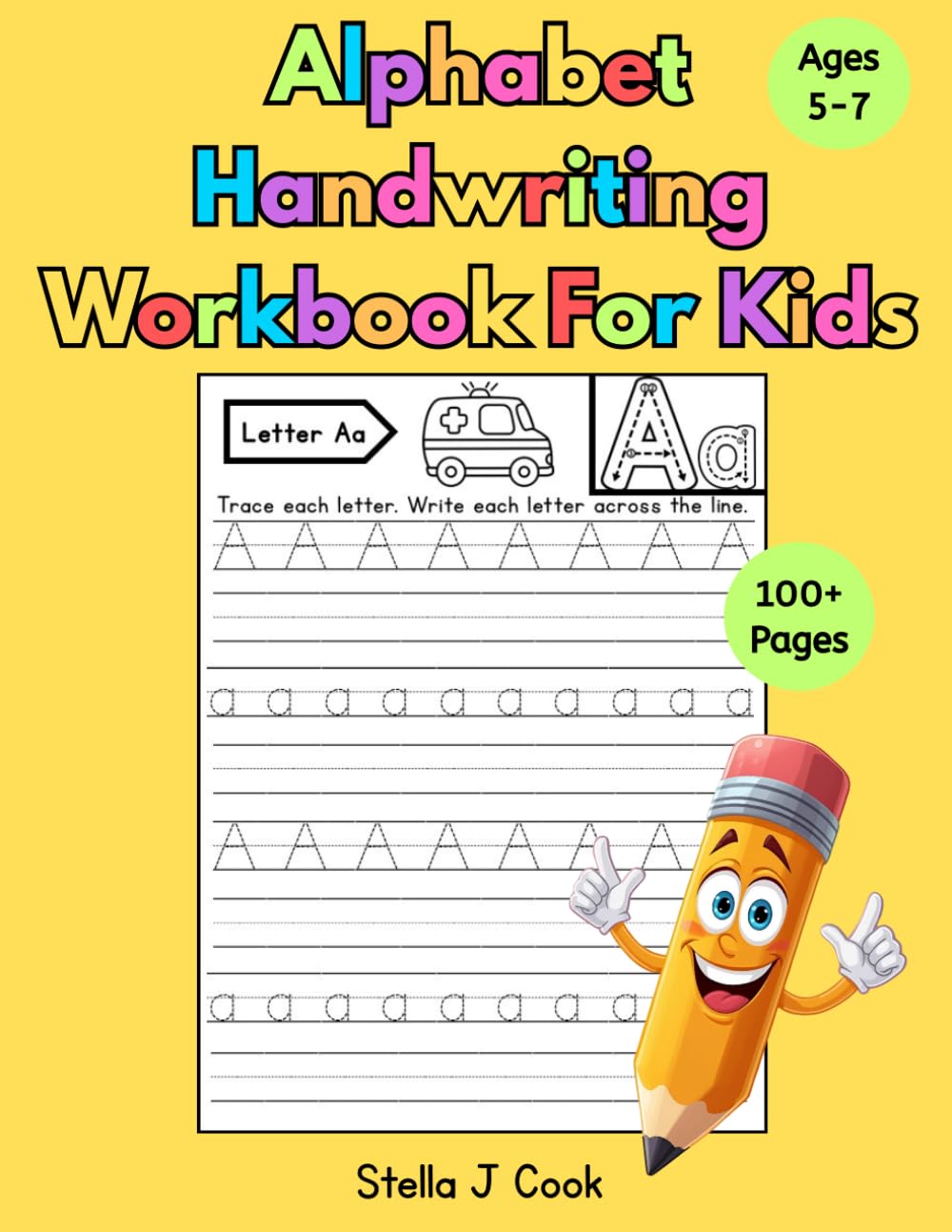 Alphabet Handwriting Workbook for Kids (Handwriting Practice Workbook Series for Kids | Fun Trace and Write Activities...