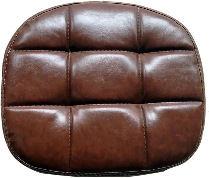 Square Barstool Replacement Seat Cushion PU Leather Bar Stool Replacement Seat Stool Seat Top Rolling Chair Seating Part for Office Counter Barber Shop(Blue)
