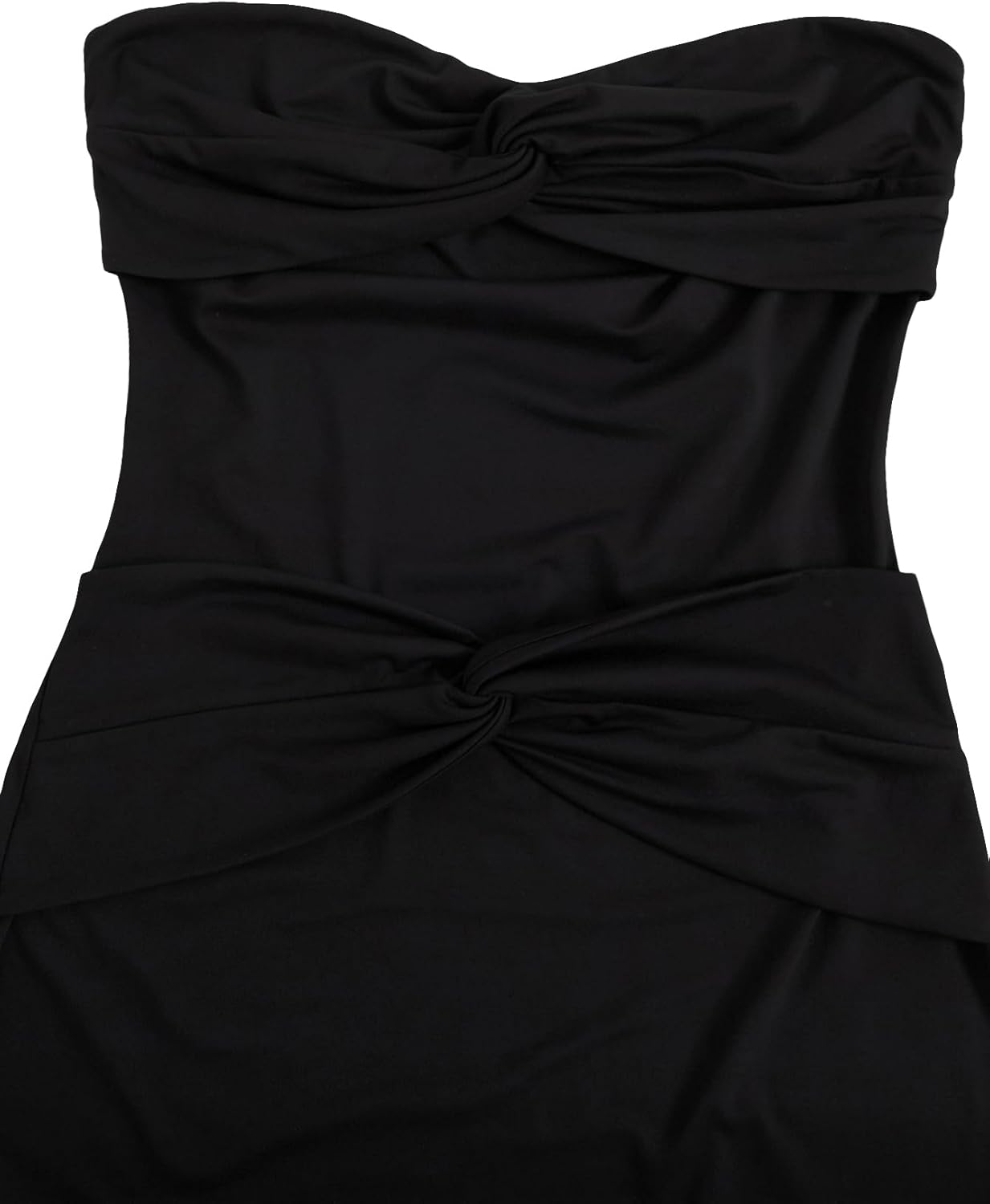 Verdusa Women's Twist Knot Tube Dresses Strapless Mesh Maxi Wedding Guest Dress Formal Date Night Outfits - Image 5