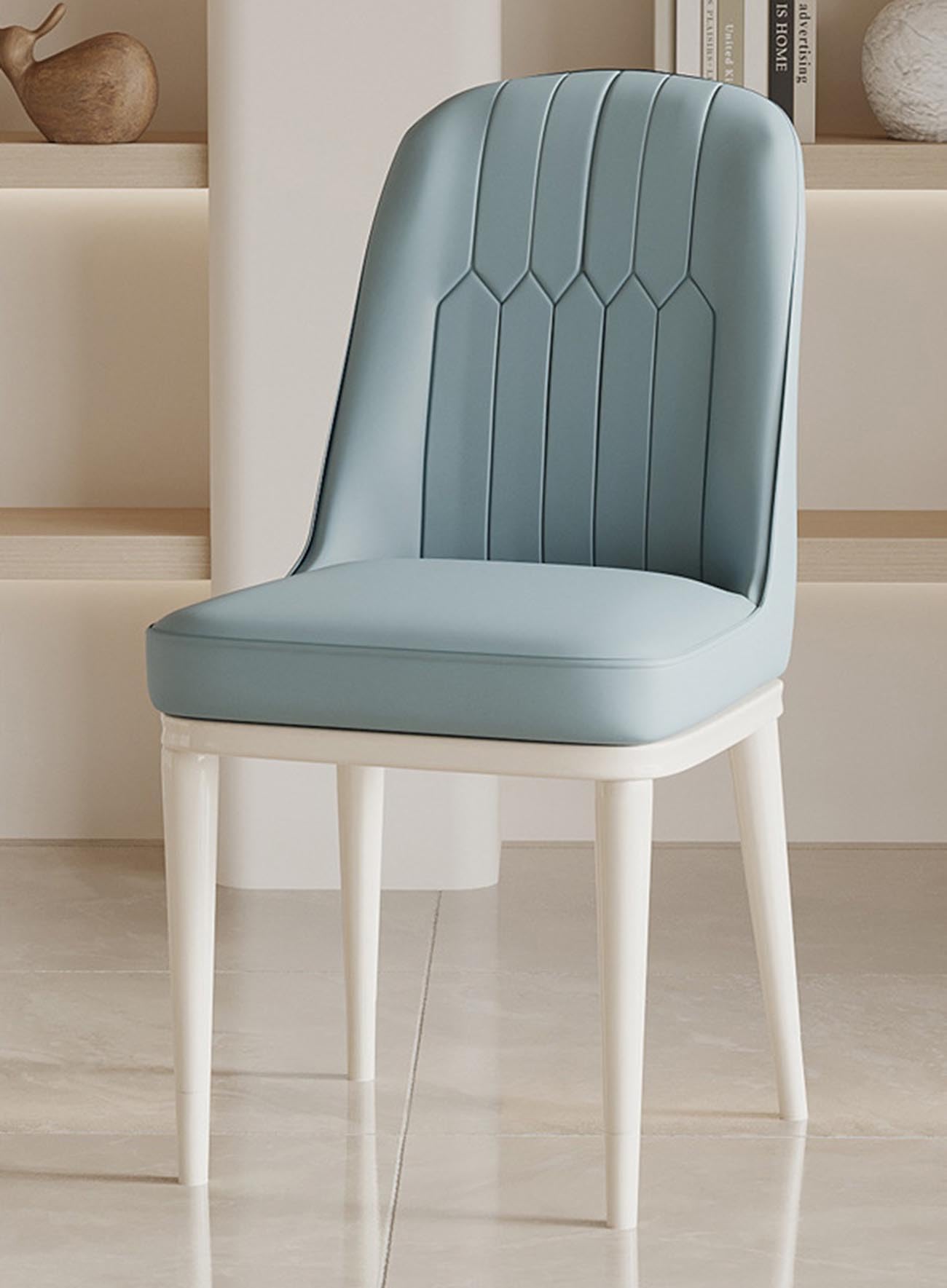 Chaises de salle à manger lot de 2 avec pieds en métal et assise cuisine salon