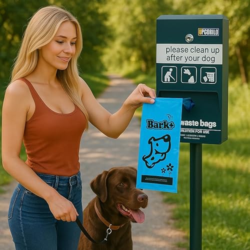 Miniatura 5 de Bolsas para Heces de perro, 300unidades Azul, con corteza + con corteza