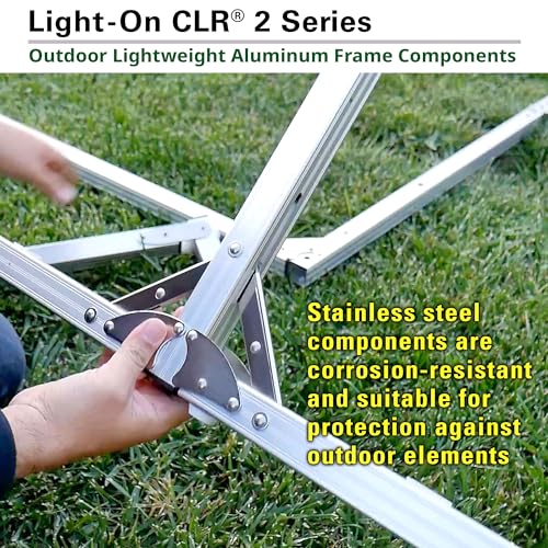 Elite Screens 103-Inch Portable CLR and ALR Projector Screen with Stand, Indoor/Outdoor Use, Height Adjustable, Ambient Light Rejecting Screen for Short/Ultra Short Throw Projectors, LPS103H-CLR2-Z by Elite Screens - Image 7