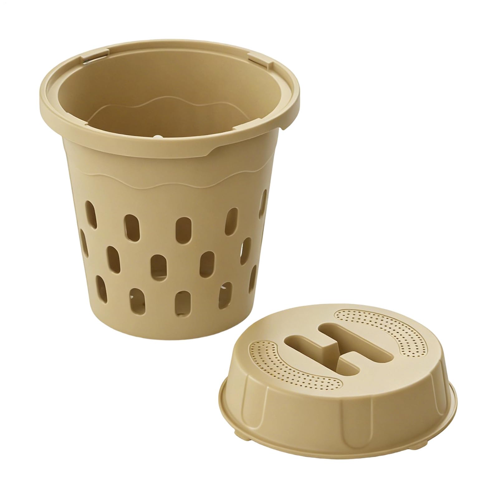 in ground composter - outdoor equipment with holes - Outdoor Worm Compost Bin | for raised bed backyard park nursery farm vegetable plot beginners professionals — view 10