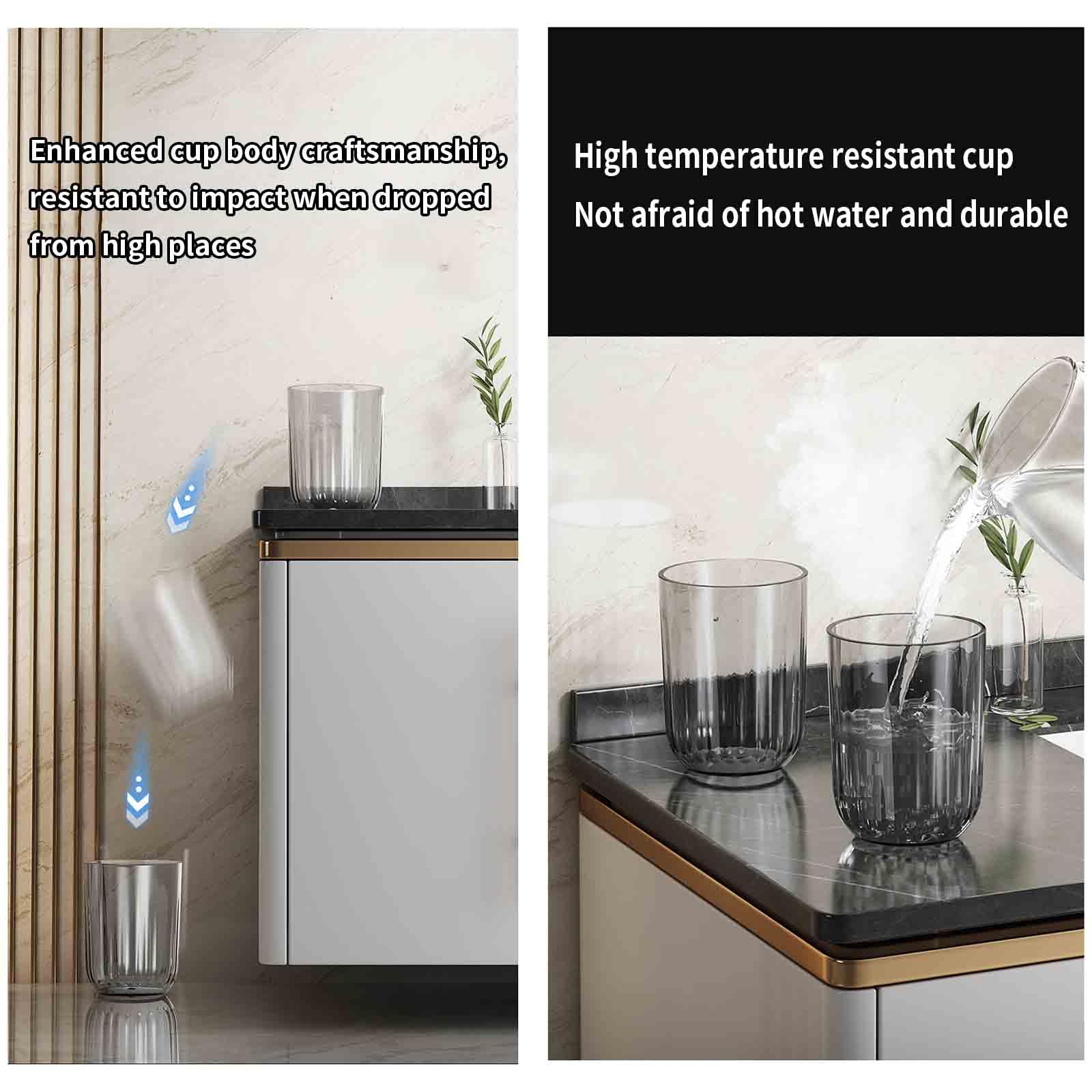 Dispensador Pasta Dientes Organizador Baño Porta Cepillo Viaje Portacepillos Pared Toothbrush Holder Soporte Cabezales Cepillo Automatico Adhesivo Extraíble para Limpieza (23x6.2x11cm,Brown)