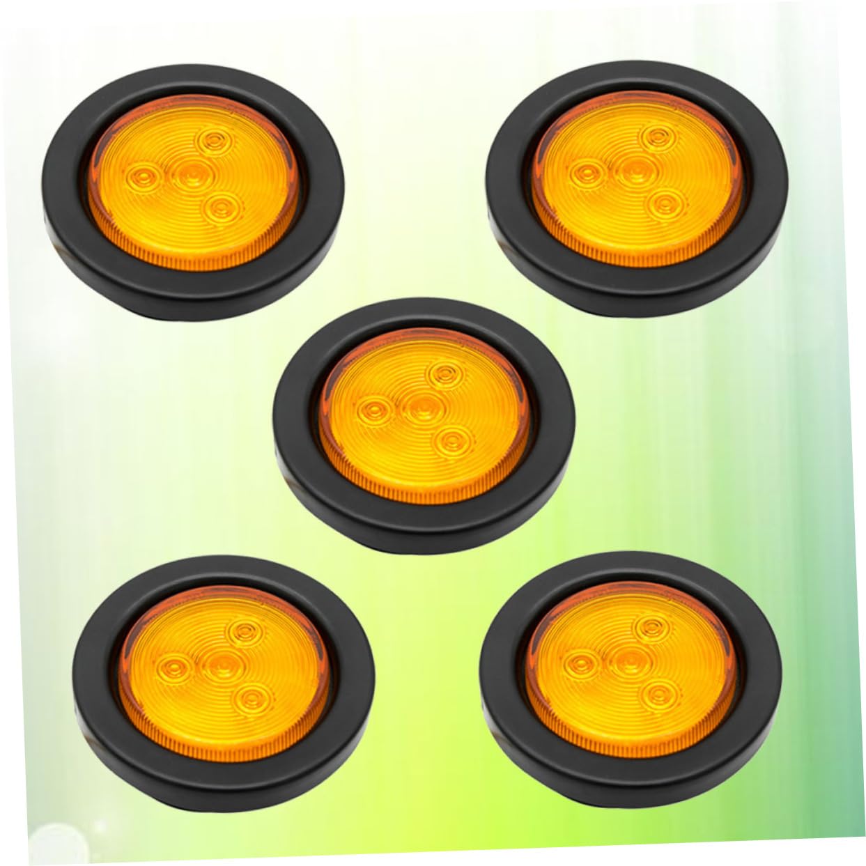 Alipis 5Pezzi Luce Laterale LED Gialli Per Camion e Alta Luminosità Facile Installazione Basso Consumo Durata Design