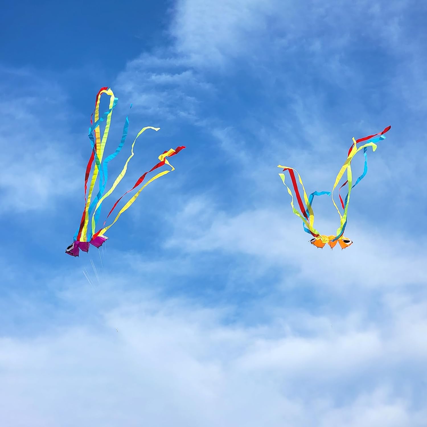 Large Octopus Kites for Kids and Adults - Easy to Fly, 28X158 3D Software Colorful Kite with Long Tails. Perfect for Beach and Outdoor Activities