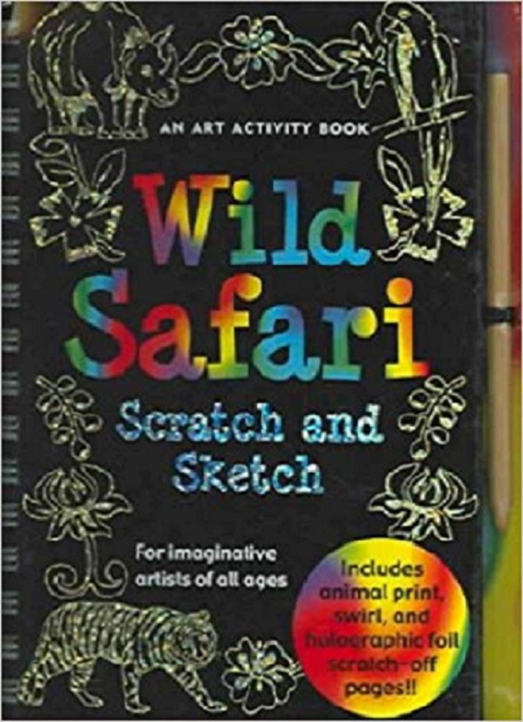 (WILD SAFARI: AN ART ACTIVITY BOOK FOR IMAGINATIVE ARTISTS OF ALL AGES [WITH WOODEN STYLUS PENCIL] (2003. 2ND PRINTING)) BY ZSCHOCK, HEATHER(AUTHOR)Hardcover Feb-2005