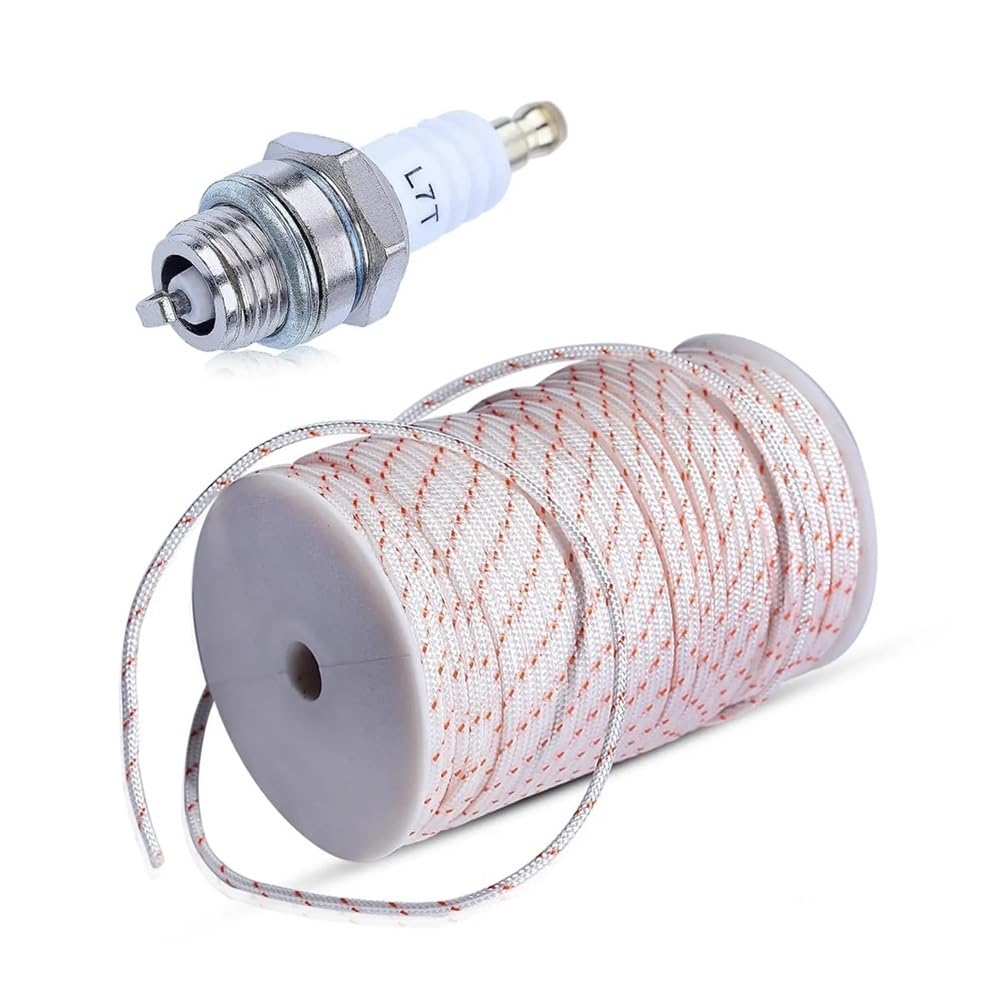 Corda di avviamento a Strappo 3mm 100 Metri Adatta for decespugliatore Tosaerba Motosega con Candela