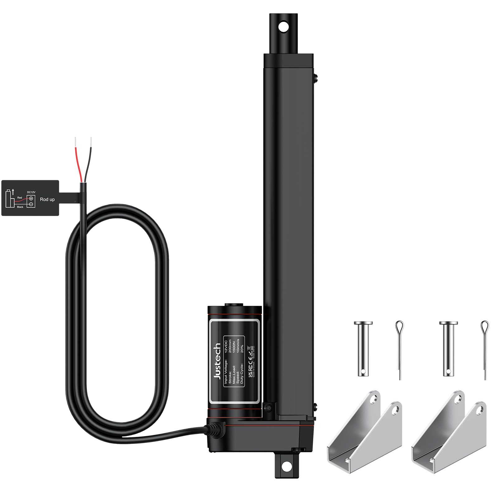 Amazon.co.jp: Justech リニアアクチュエーター 12V 電動