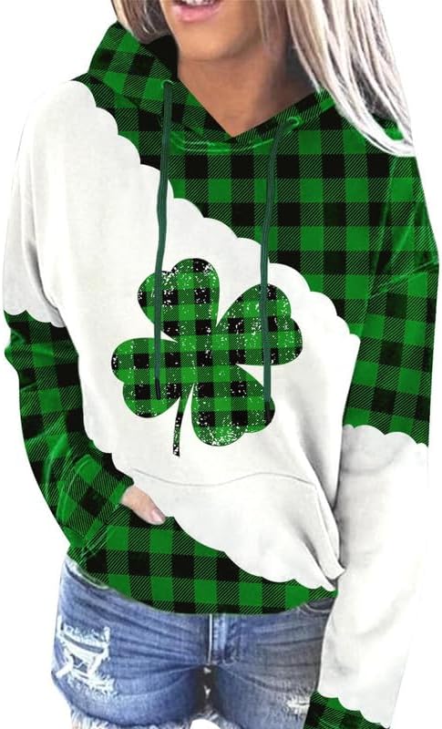 For G and PL Women's St. Patrick's Day Lucky Green Irish Hoodie Collection S-XXL - Image 2