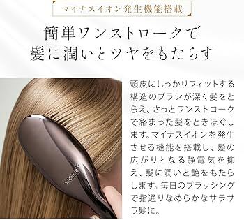 Amazon | HAIRSTAR イオンスターブラシ ヘアブラシ マイナス