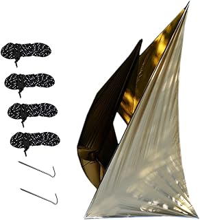 BESPORTBLE Tenda De Sombra Exterior Tenda De Mochilão Tenda De Proteção Solar Rede Toldo Cobertura Exterior Tenda De Piquenique Toldo Rede Toldo Proteção Solar Encerado Amarelo