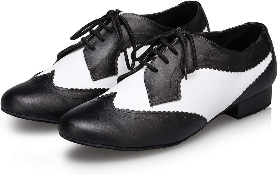 HIPPOSEUS Men's Ballroom Dance Shoes for Tango Morden Rumba Social Dance Performance and Training