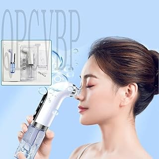 Blackhead Remover Vacuum Pore Cleaner, Vacuum Electric Suction Facial Household Small Bubble Skin Cleansing Hydrodermabrasion Facial Pore Cleaner Tool for Women & Men