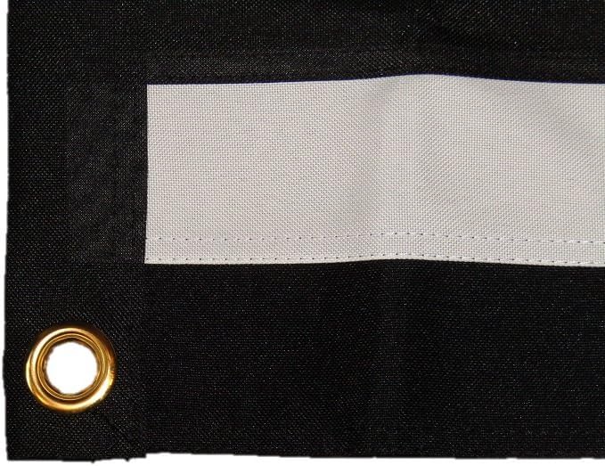 AES 2.5x4 Embroidered Sewn Police Memorial USA Synthetic Cotton Flag 2.5'x4' 2 Clips