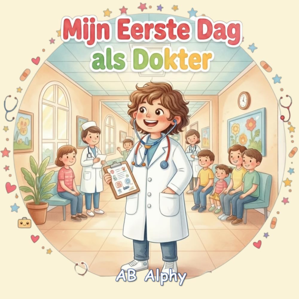 Mijn Eerste Dag als Dokter: Een Hartverwarmend Avontuur over Vriendelijkheid, Zorg en Anderen Helpen