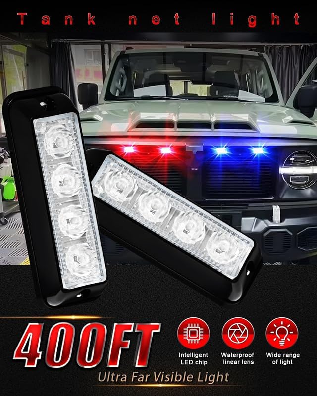 Miniatura 2 de EverBrightt luz intermitente de auto, paquete de 2 unidades