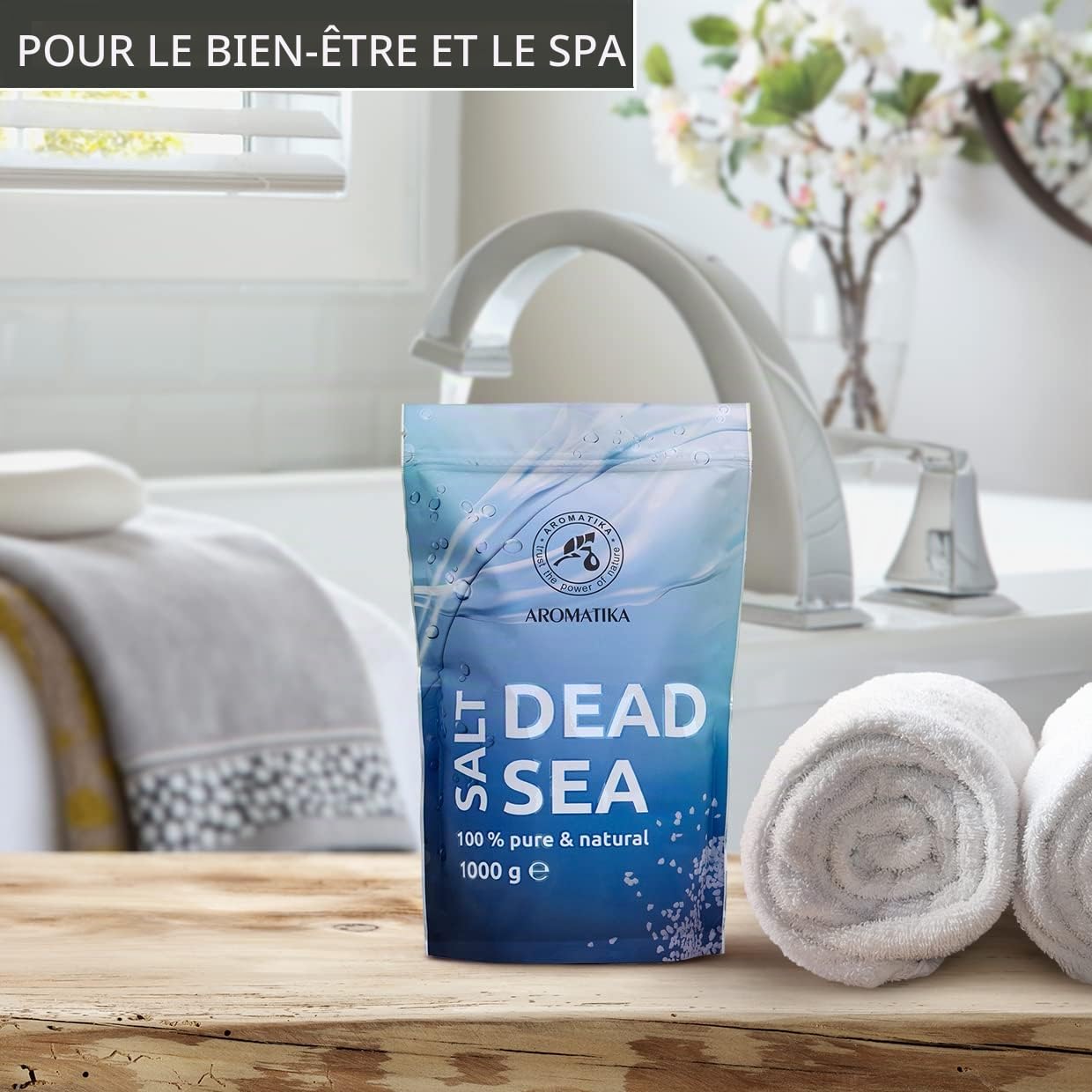 AROMATIKA Sel de Bain Mer Morte - Format Économique, 5kg