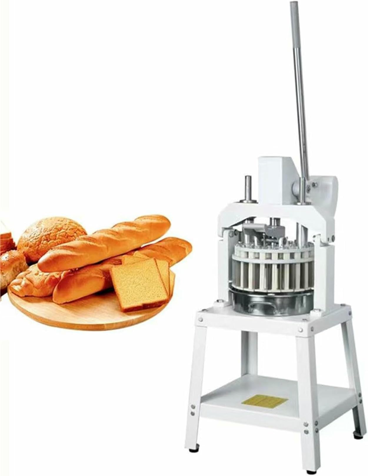Cortador manual de rodillo de masa, divisor de masa comercial para pan y panadería para hacer galletas y pizzas