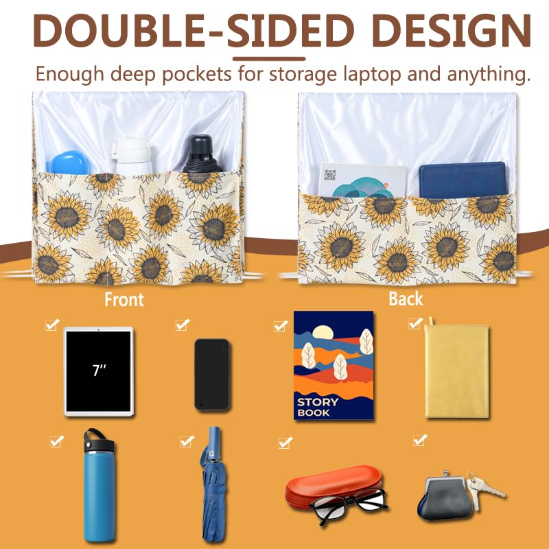 LeCorner Armchair Caddy, Remote Holder Couch Bedside Bag, Cute Walker Bag - image 3