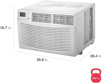 Amana 24,000 BTU Window-Mounted Air Conditioner with 3 Speed, White
