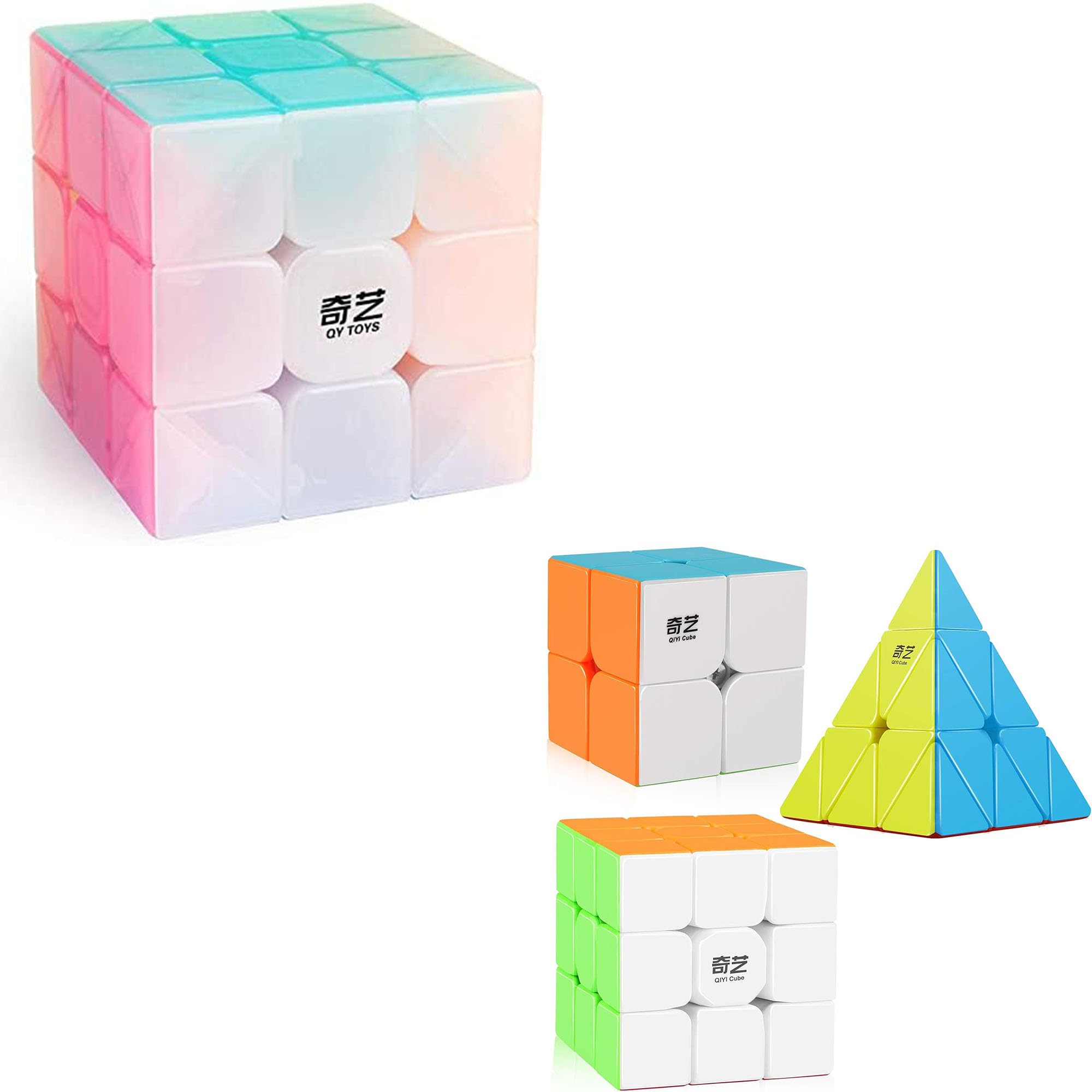 D-FantiX QY Toys Warrior W 3x3 Speed Cube & Speed Cube Set
