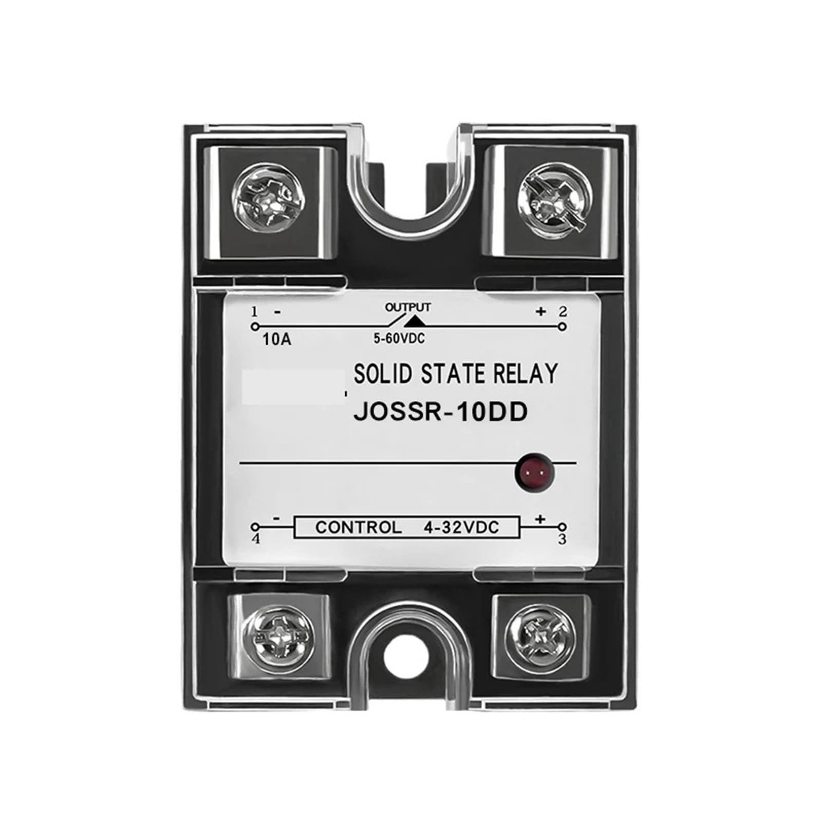 Relais de contrôle CC SSR-60DD miniature monophasé pour automatisme industriel