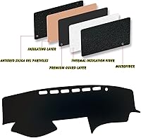 Vista 4 de Tapete para tablero con cubierta para salpicadero, antideslizante, personalizado, compatible con Acura TL 2004 2005 2006 2007 2008, protector