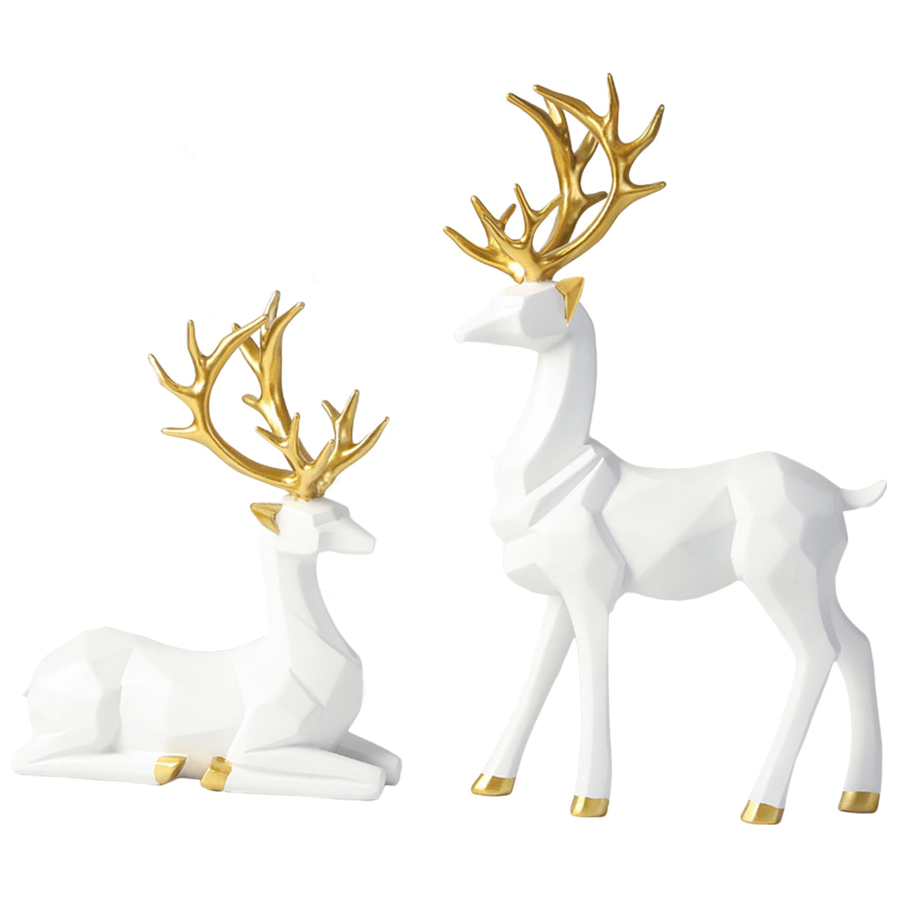 Renne de Noël minimaliste pour sublimer votre table basse de salon
