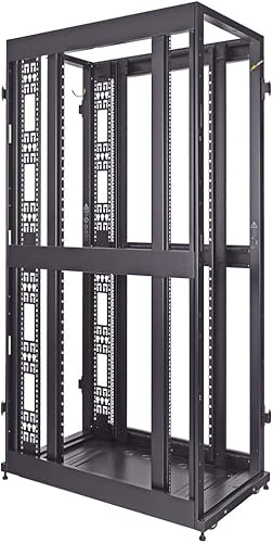 Miniatura 3 de NavePoint Commercial Series 42U Gabinete para rack de servidores, profundidad de 39.370 in con parte superior compatible con ventilador, puerta