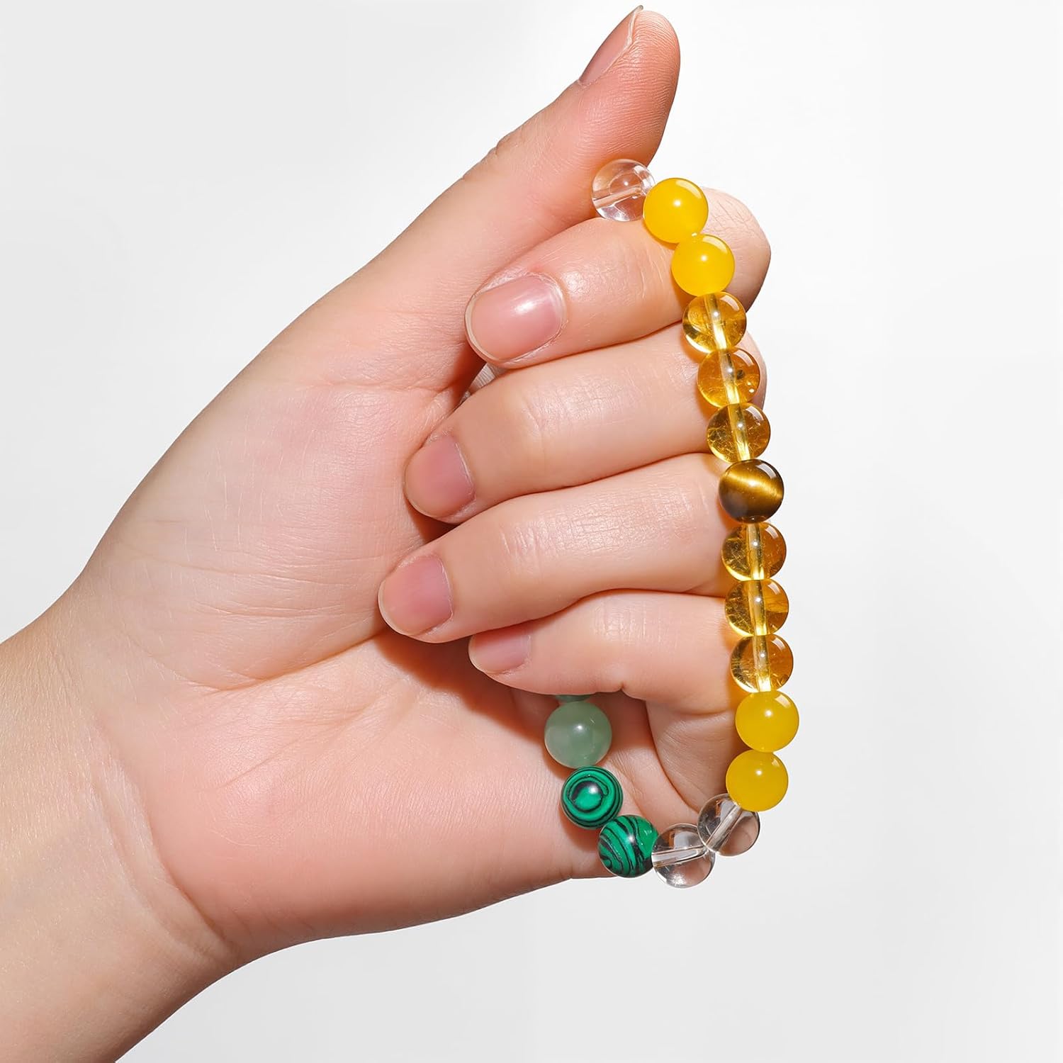 Natural Healing Crystal Bracelet for Wome Anxierty Protection Bracelet Good Luck Jewelry Gift - Image 5